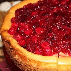 Low-Fat Cranberry Pumpkin Cheesecake