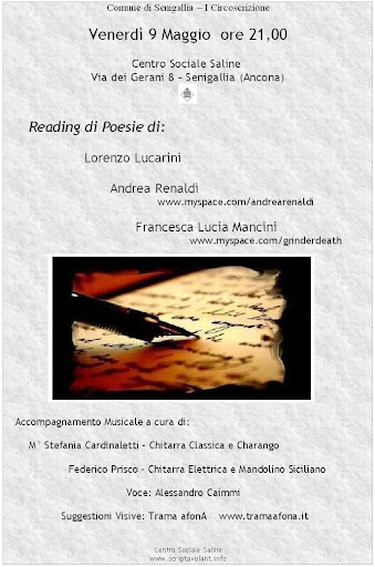 Reading di poesie Reading di poesie