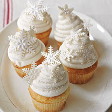 White Christmas Cupcakes