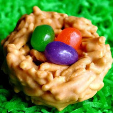 Easter Nests With Jelly Bean Eggs