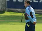 Efraín Flores en entrenamiento en Verde Valle