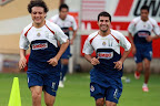 Héctor Reynoso en entrenamiento en el Jalisco