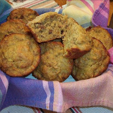 Banana-Orange Bran Muffins With Pecans and Raisins