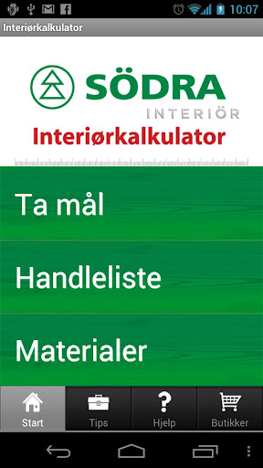 Interiørkalkulator