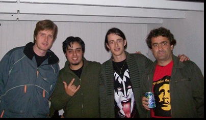 Miguel (Tecladista), Alguém, Medonho e Álvaro (Baterista)