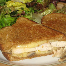 Chicken, Mushroom, and Gruyere Grilled Sandwiches