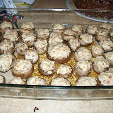 Bacon and Cream Cheese Stuffed Mushrooms