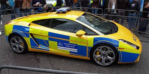 Lambo+cop+car