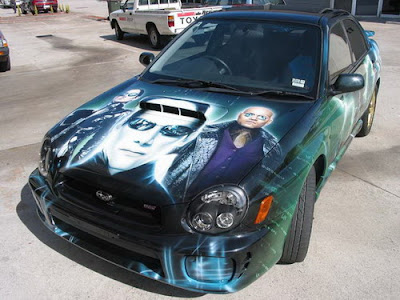 matrix painted car