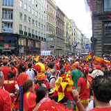 Spanish fans in Vienna for Euro 2008