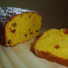 Pumpkin Cake With Sultana & Coconut