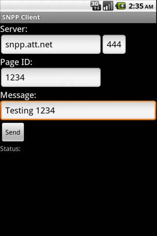 SNPP Client