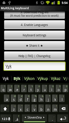 Slovak Keyboard Plugin