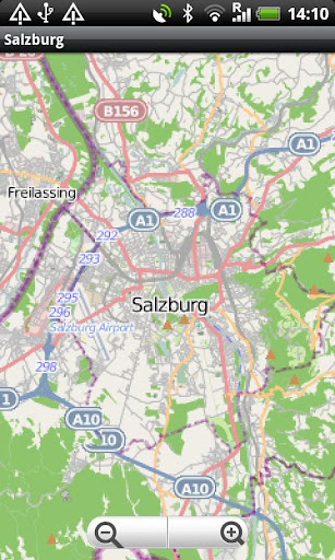 Salzburg Street Map