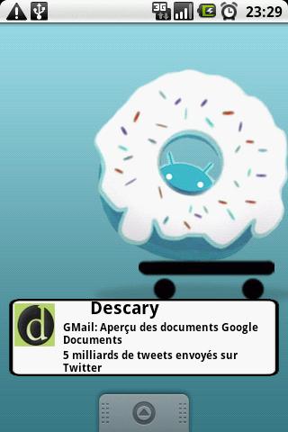 Widget du site Descary.