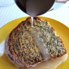 Purim Poppyseed Cake with Lemon Glaze