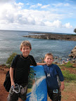 Alex and Sean at Sharks Cove