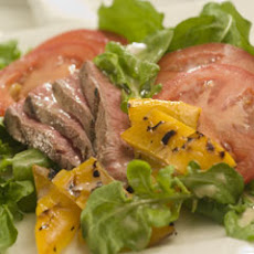 Caesar-style Grilled Steak & Peppers