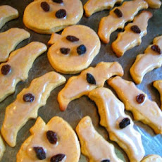 Orange Pumpkin Scone Cookie Cut-Outs