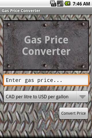 Gas Price Converter