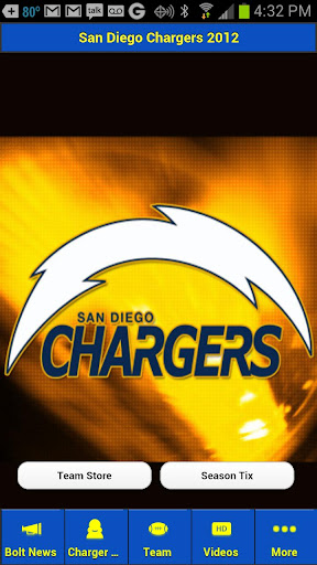 San Diego Chargers 2012 FanApp
