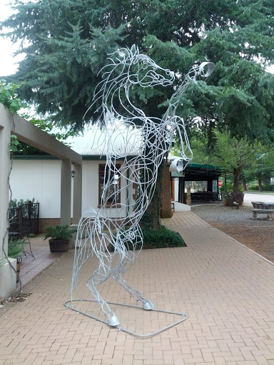 Prancing Stallion Wire Sculpture