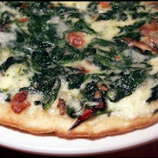 Pepper-Jack & Spinach Pizza Pie