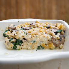 Baked Macaroni Pie With Cottage Cheese