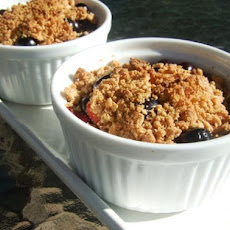 Peanut Butter and Fruit Cobbler for 1