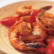 Garlic-Roasted Shrimp with Red Peppers and Smoked Paprika