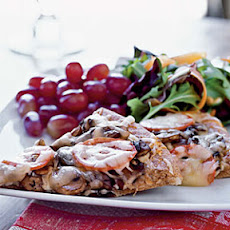 Double-Mushroom Pizza