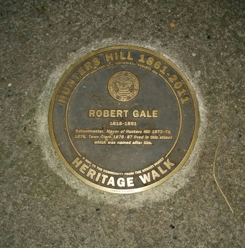 Robert Gale Plaque 