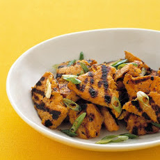 Grilled Sweet Potatoes with Scallions
