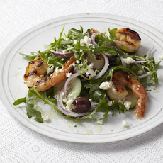 Grilled Shrimp and Feta Salad