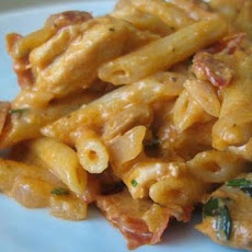 Macaroni With Creamy Sun-Dried Tomato and Pancetta Sauce