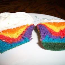 Rainbow Bright Cupcakes