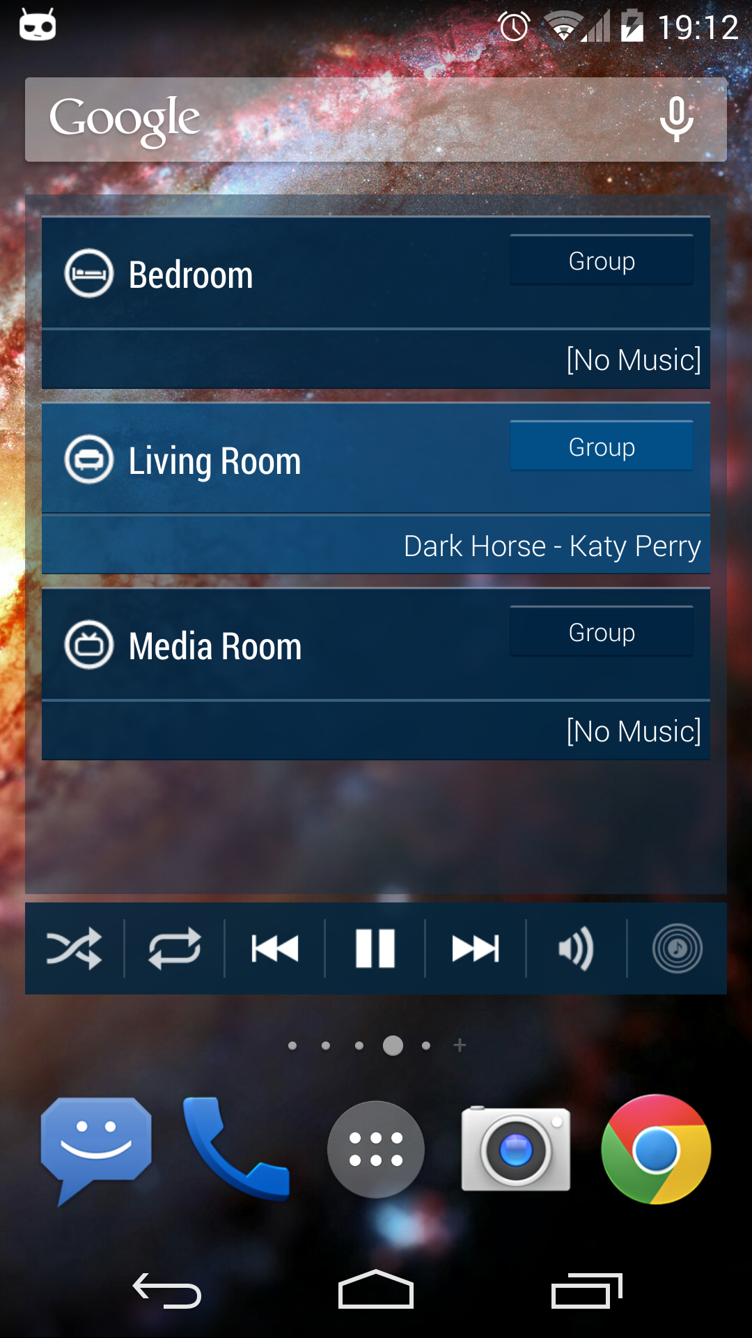 Android application Sonos Widget Pro screenshort