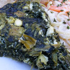 Low Carb Crustless Greek Spinach Pie