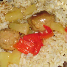 Hawaiian Sweet-And-Sour Meatballs