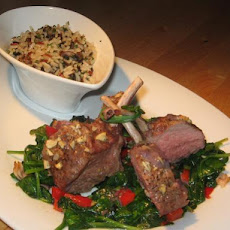 Lamb Chops With Red Wine and Rosemary Sauce