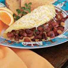 Chili Bean Cheese Omelet