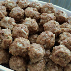 Meatballs for Stocking up Freezer