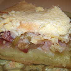 Rhubarb Custard Pie