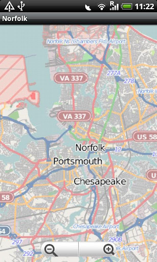 Norfolk Hampton Street Map
