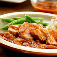 Orange Pork Tenderloins with Caramelized Onions