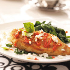 Chicken with Red Pepper Sauce Recipe
