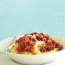 Quick Turkey Bolognese with Spaghetti Squash