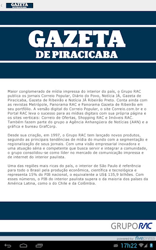 【免費新聞App】Gazeta de Piracicaba-APP點子