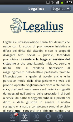 Legalius la legge per tutti