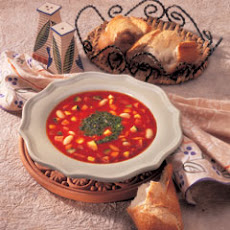 Summer Minestrone With Pesto